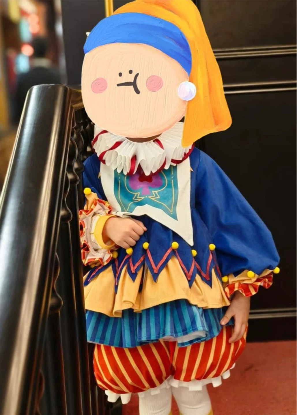 【ハンドメイド】キッズ仮装衣装 ピエロ 90サイズ