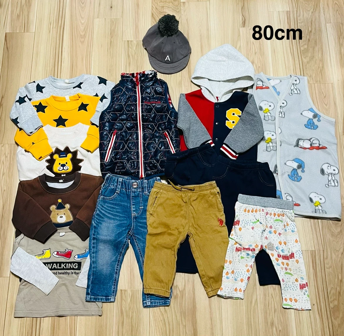 POLO,EDWINなどベビー服まとめ売り 80cm 13点セット