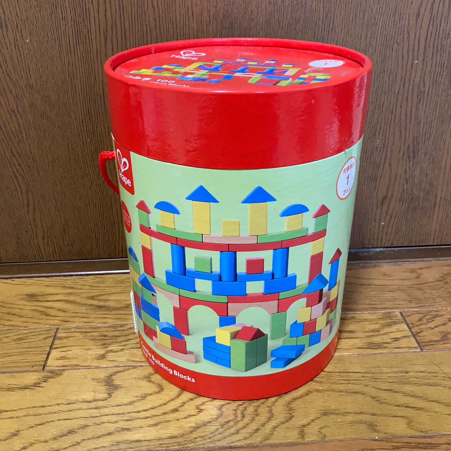 ハペ つみき100 ピース 木製玩具