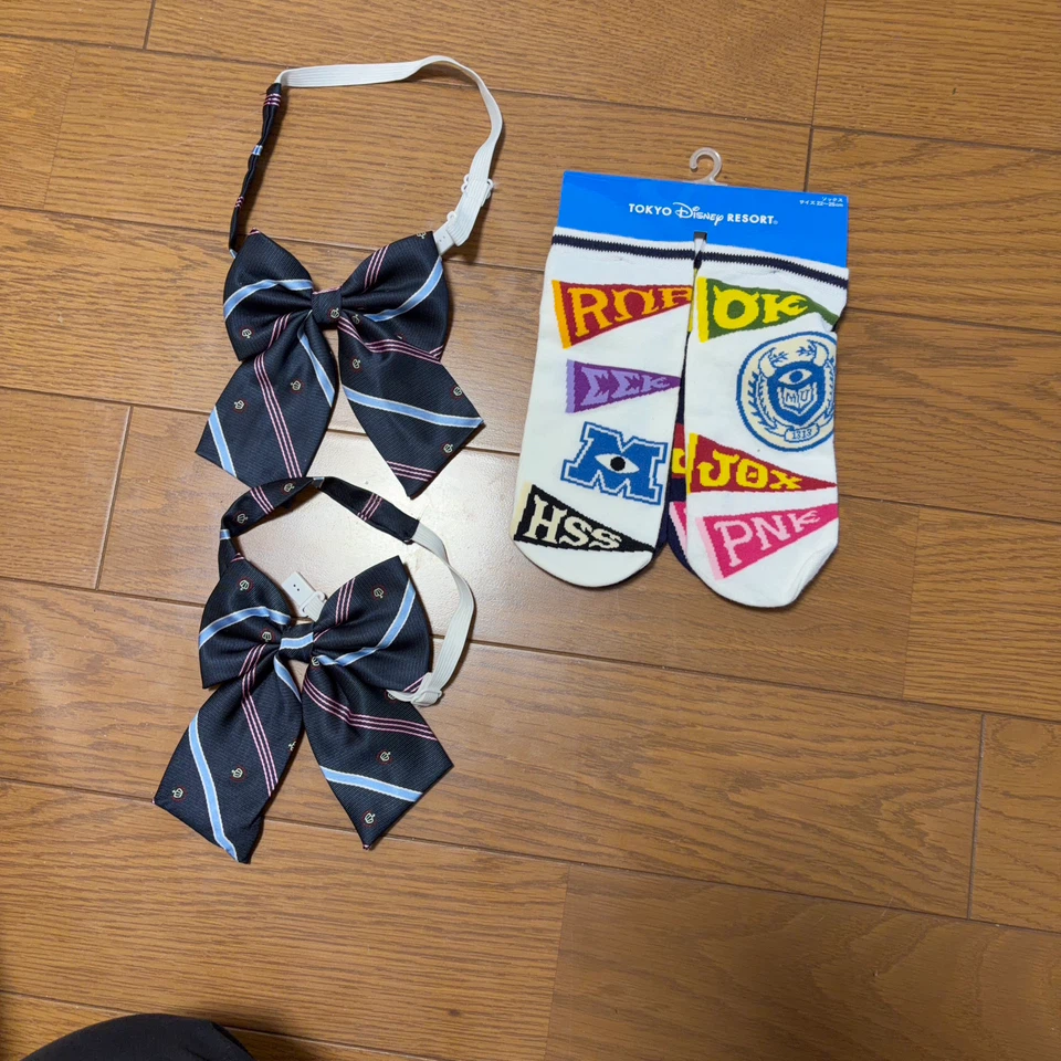 制服リボン2点と靴下セット