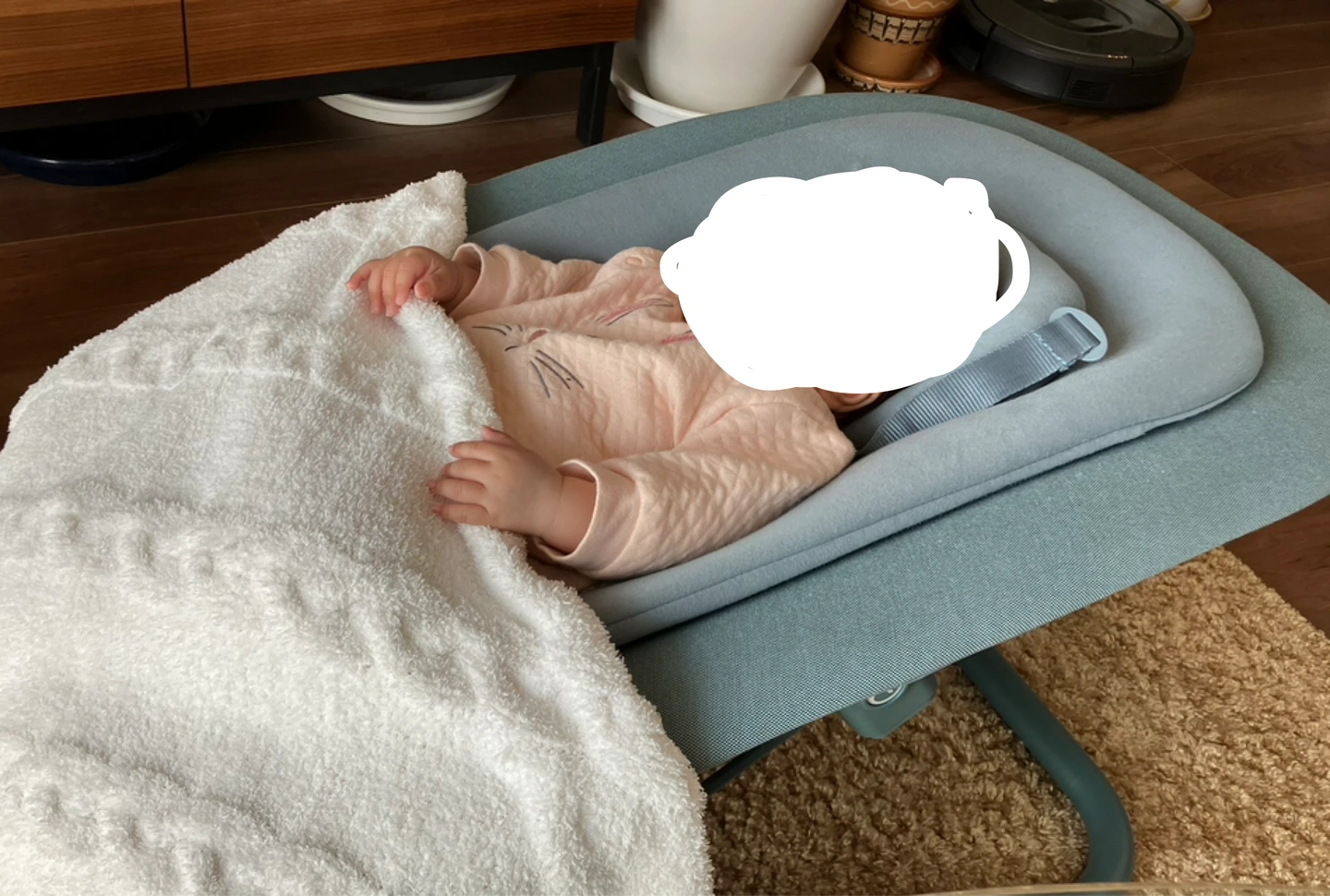 サイベックス レモ バウンサー ブルーグレーの写真4枚目
