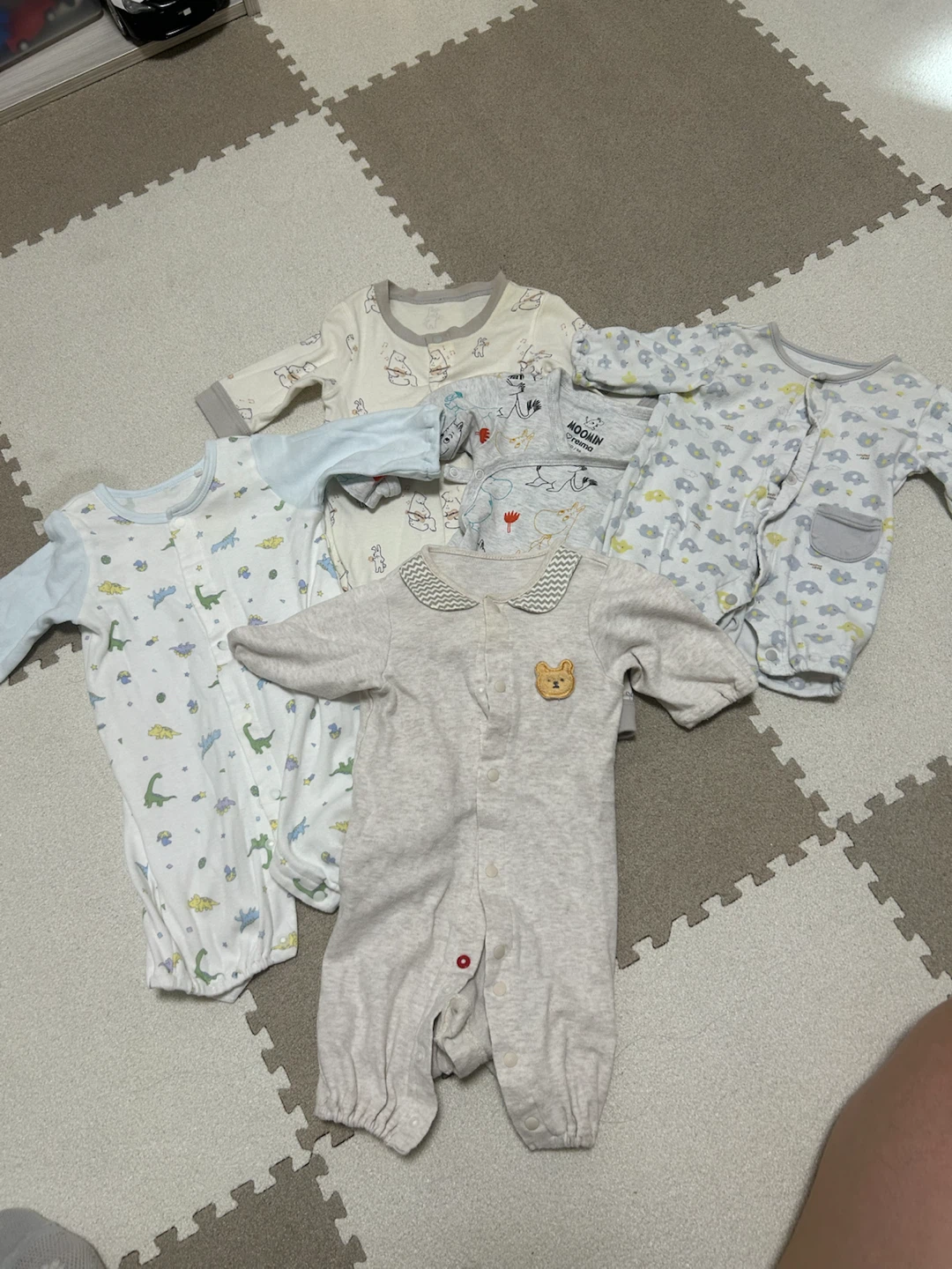ベビー服 カバーオール ロンパース 5枚セット　50〜60