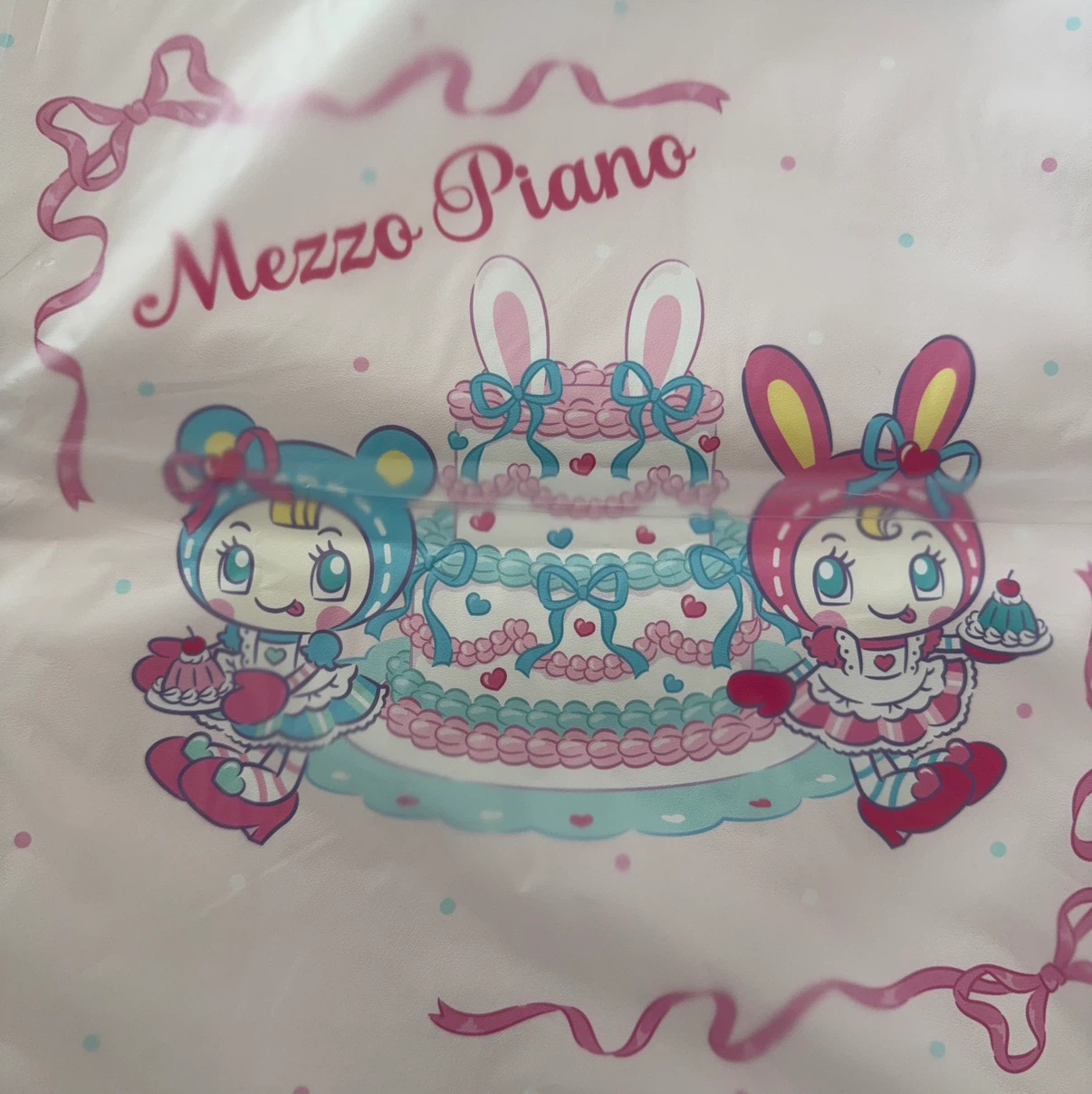 メゾピアノ トートバッグ ピンクの写真4枚目