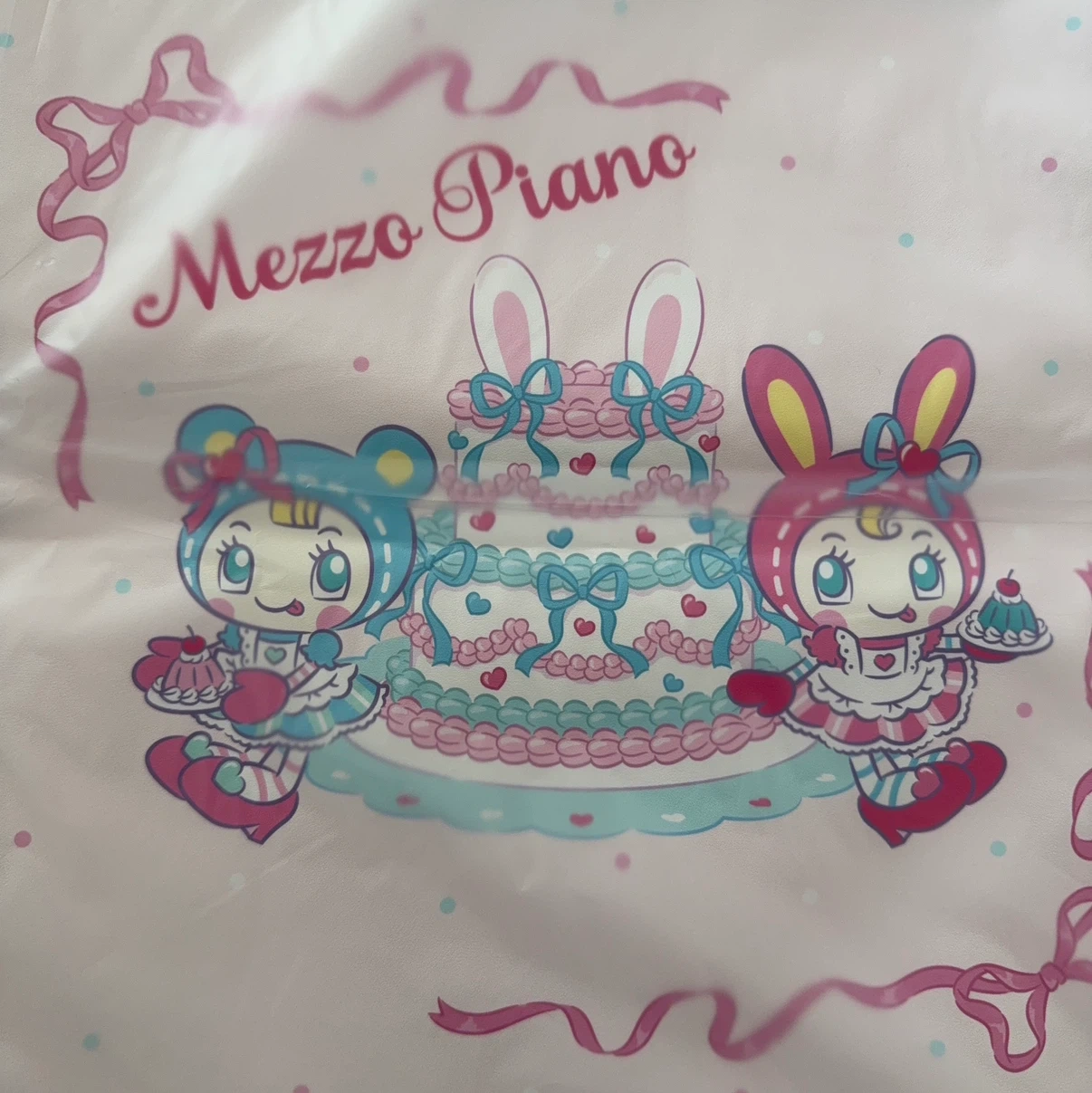 メゾピアノ トートバッグ ピンクの写真4枚目