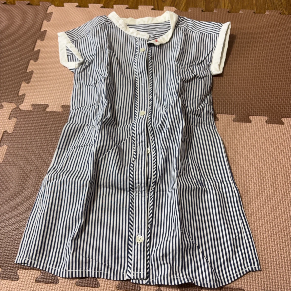 ストライプ柄 キッズワンピース