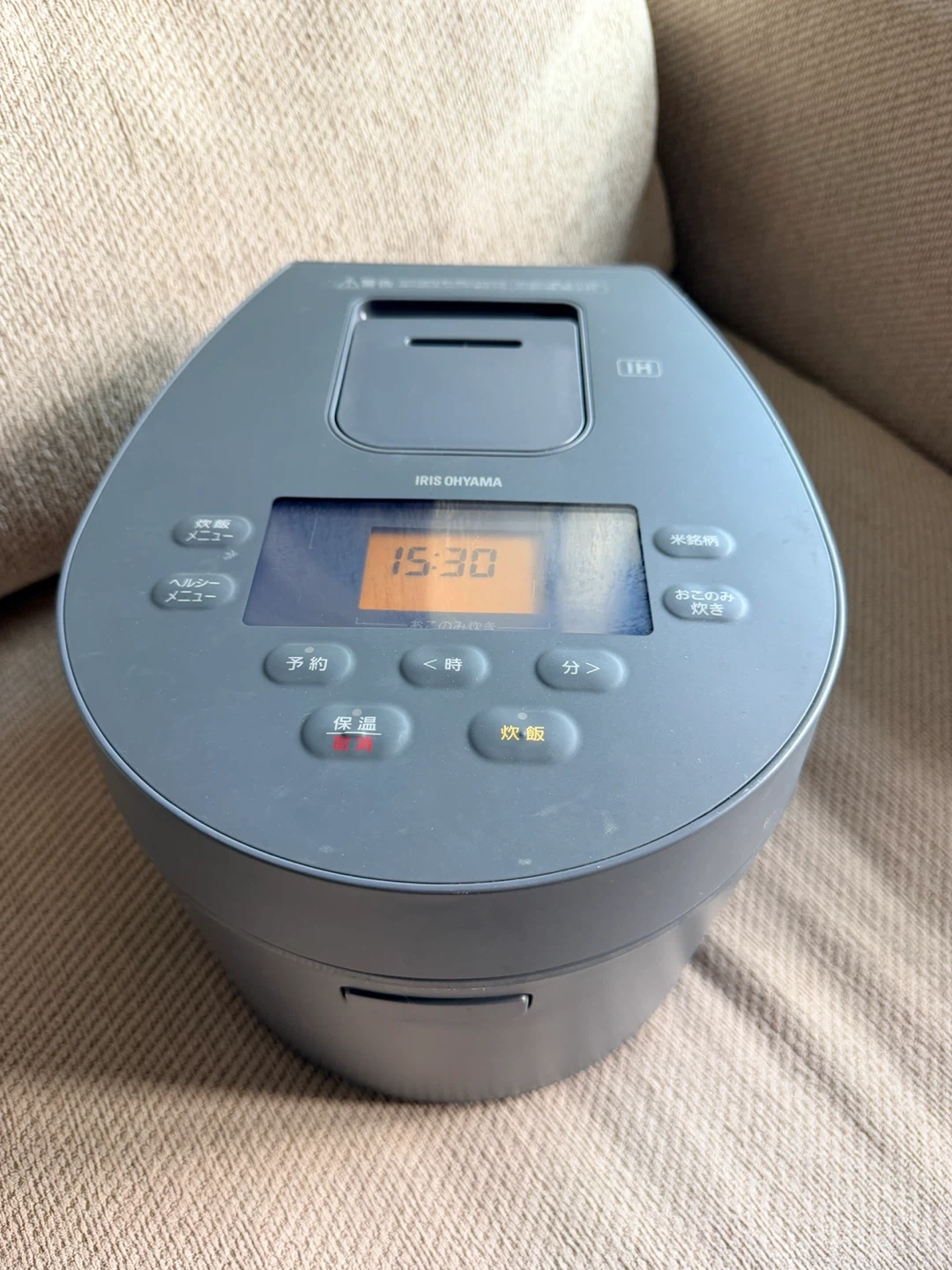 【低温調理可能】 アイリスオーヤマ 炊飯器 3合 IH式の写真2枚目