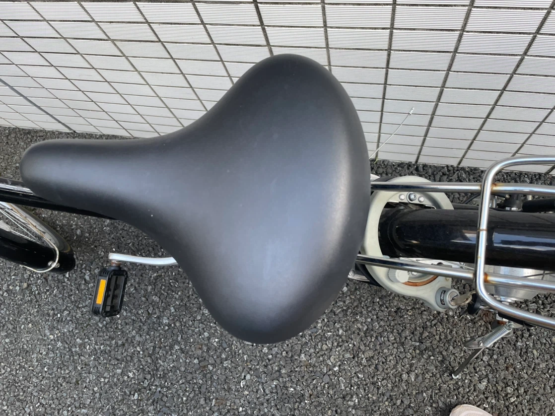 21テクノロジー 電動アシスト自転車 ブラック 鍵付きの写真7枚目
