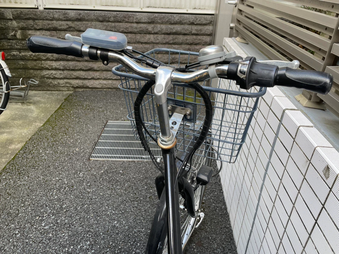 21テクノロジー 電動アシスト自転車 ブラック 鍵付きの写真8枚目