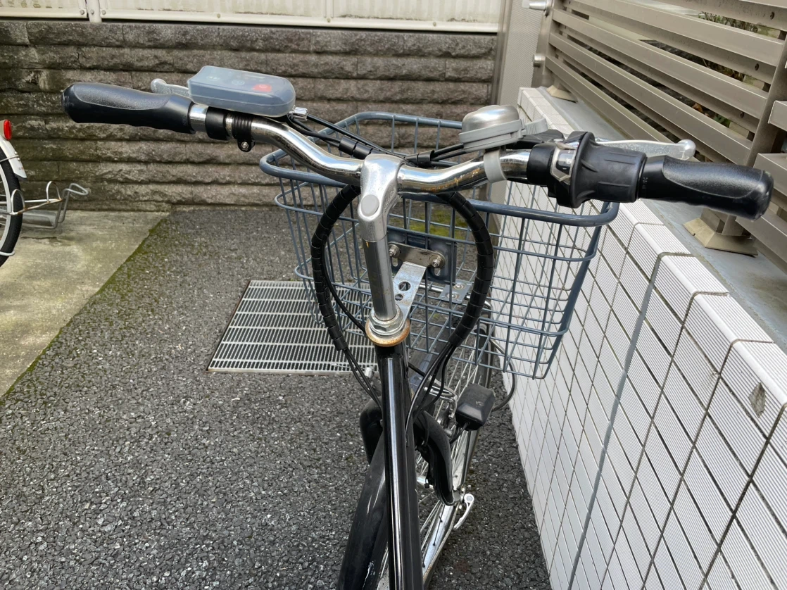 21テクノロジー 電動アシスト自転車 ブラック 鍵付きの写真8枚目