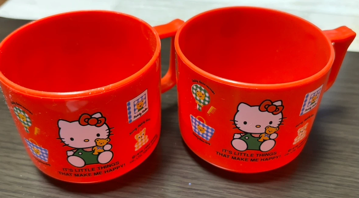 ハローキティ プラスチックコップ 2個セットの写真2枚目