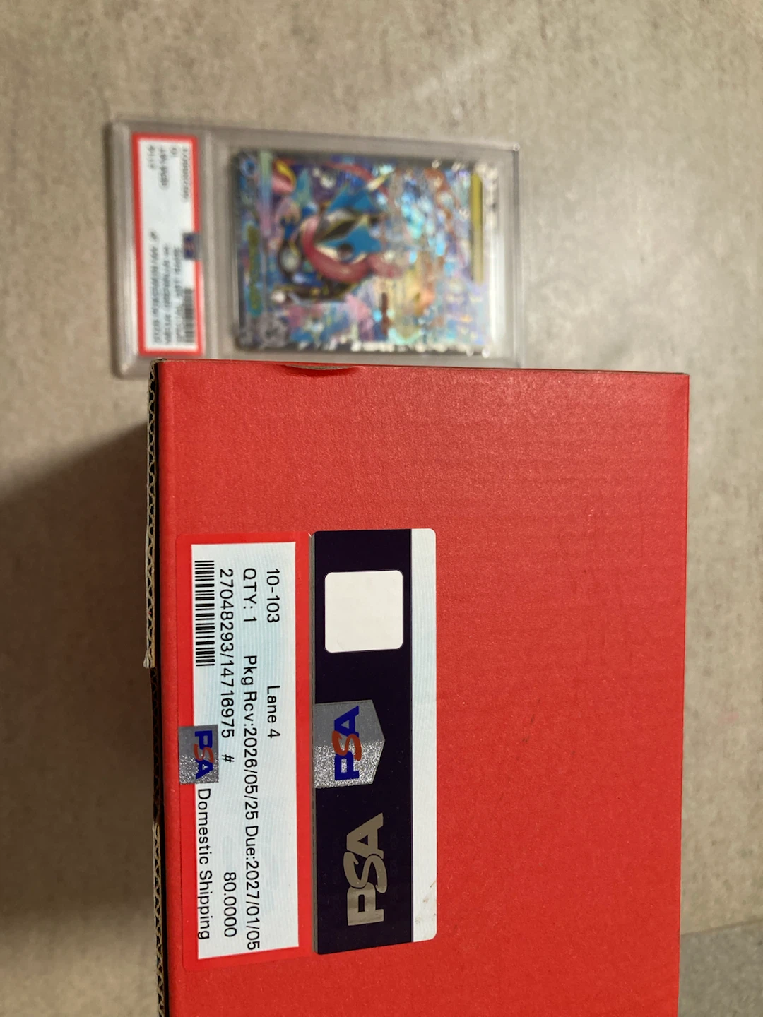 ポケモンカード メガゲッコウガex SAR PSA10の写真2枚目