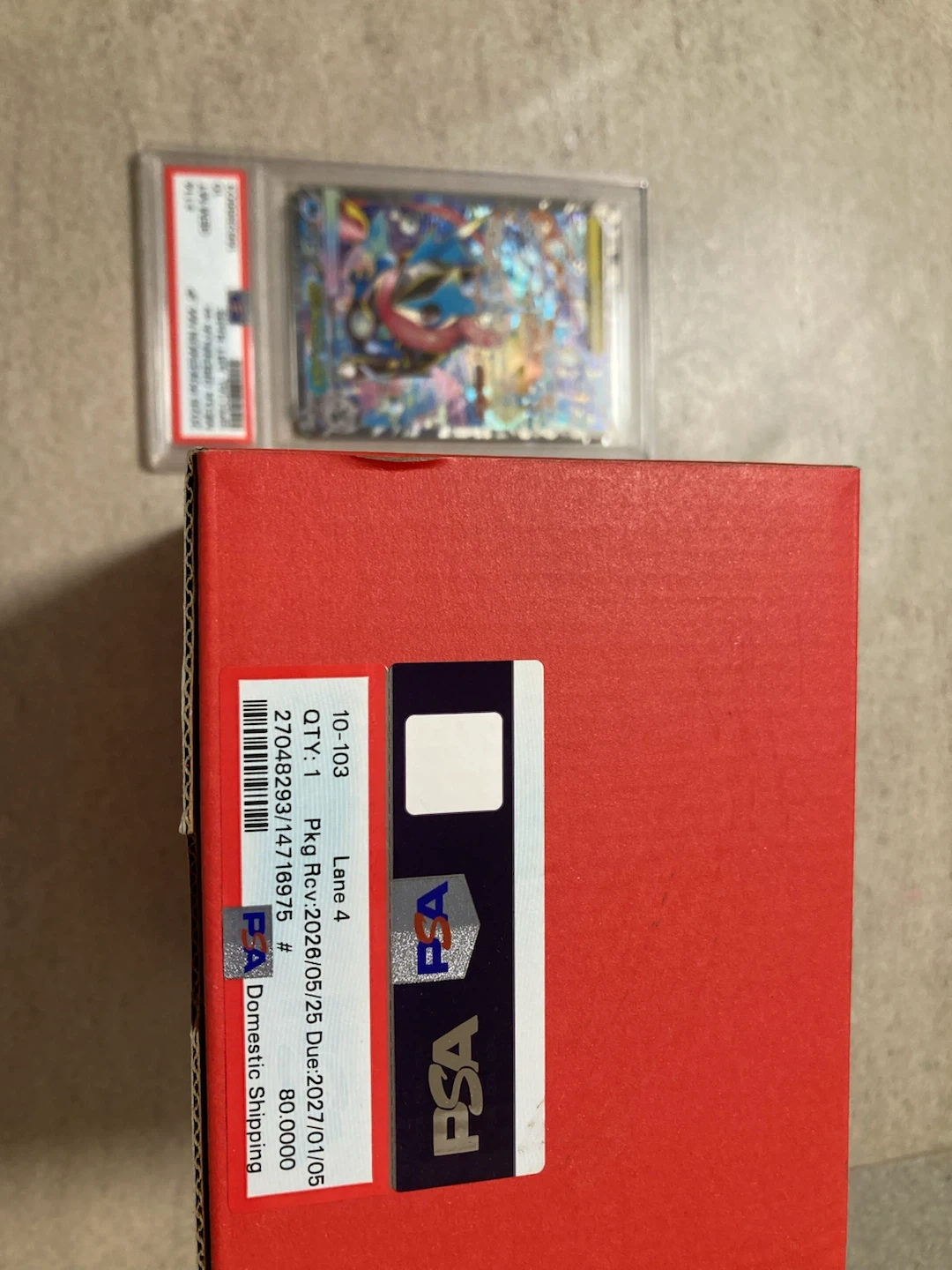 ポケモンカード メガゲッコウガex SAR PSA10の写真2枚目