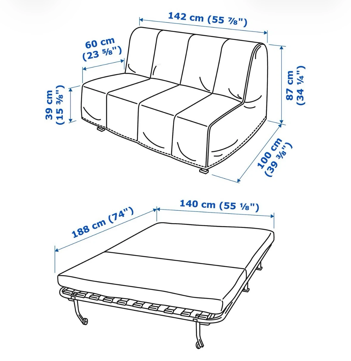 IKEA ソファベッドの写真5枚目