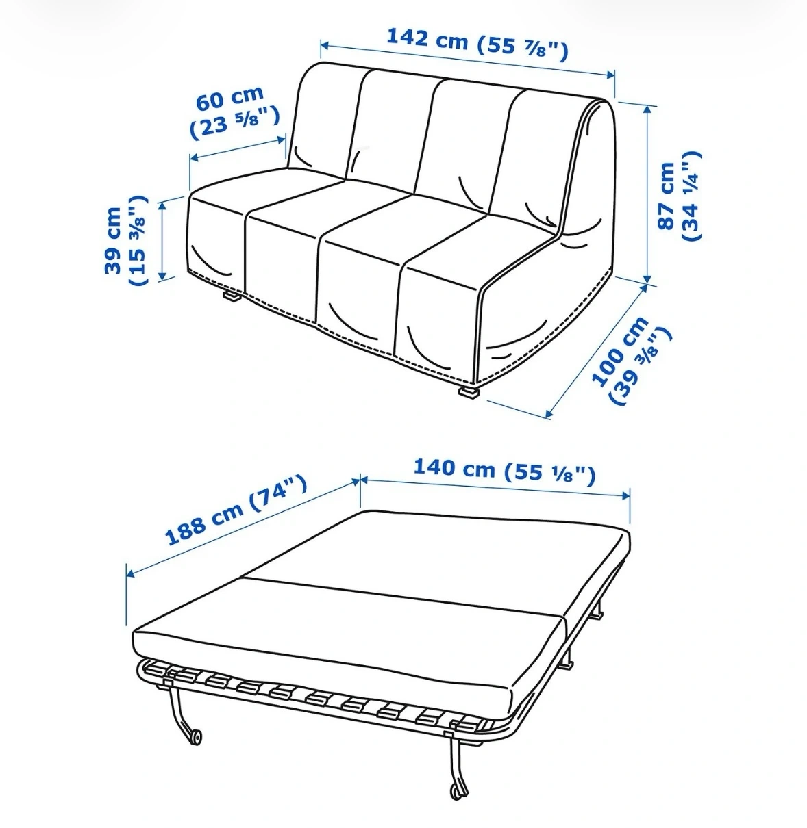 IKEA ソファベッドの写真5枚目