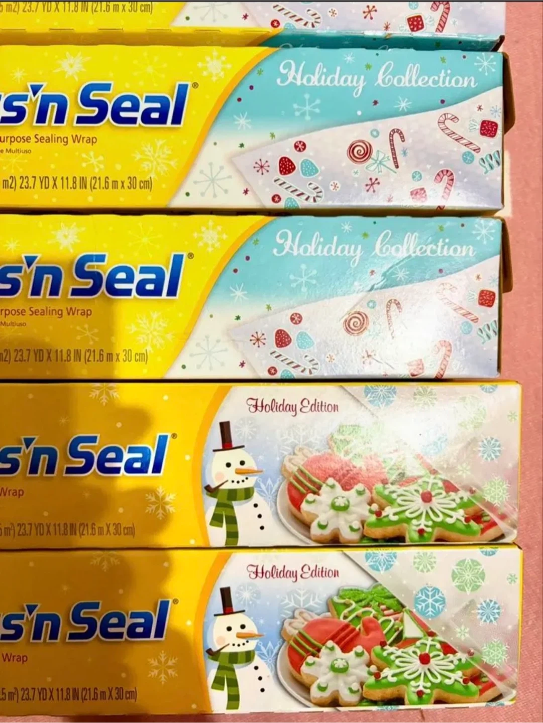 GLAD プレスンシール ホリデーver. クリスマス 3柄 日本未入荷の写真3枚目