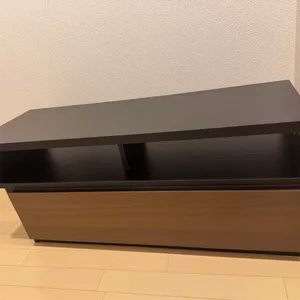 ローボード テレビ台 収納棚 ブラウン