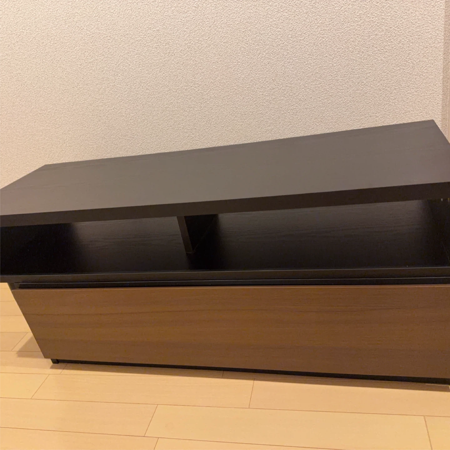ローボード テレビ台 収納棚 ブラウン