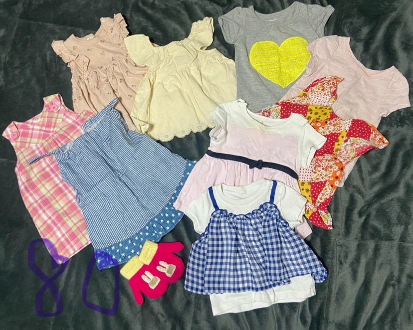 女の子服まとめ売り 80cm 10点セット