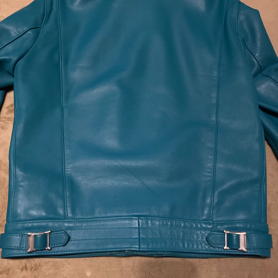 Lewis Leathers ルイスレザー サイクロン ターコイズブルー 36の写真7枚目