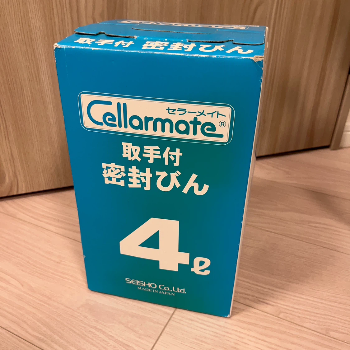新品未使用｜セラーメイト 取手付密封びん 4L