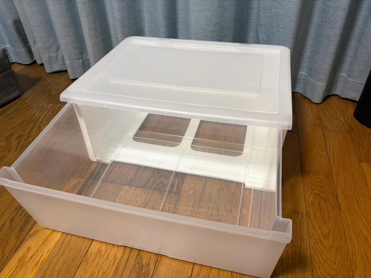 収納ケース 引き出し式 半透明の写真2枚目