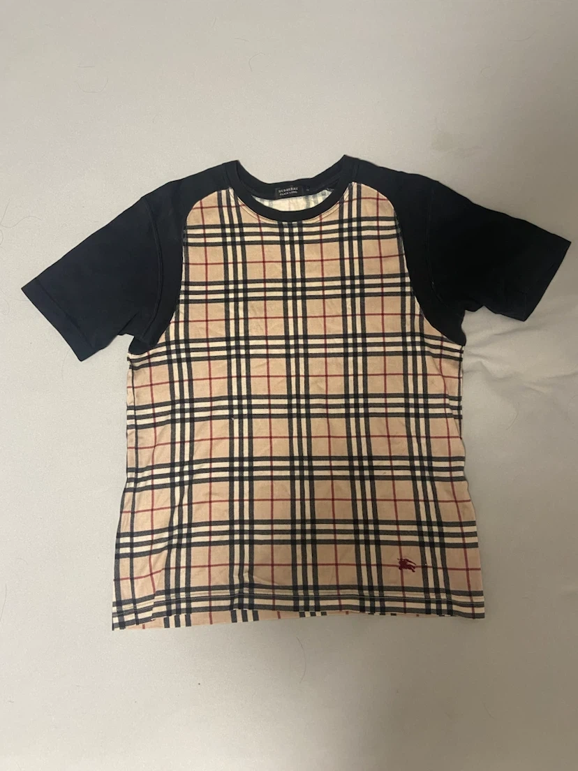 「激レア」バーバリーブラックレーベル Tシャツ チェック柄