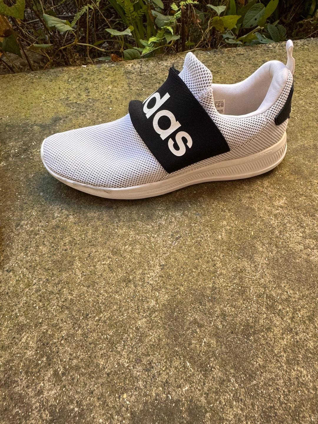 アディダス スリッポン 白 黒 ADIDAS running shoes 30cmの写真5枚目