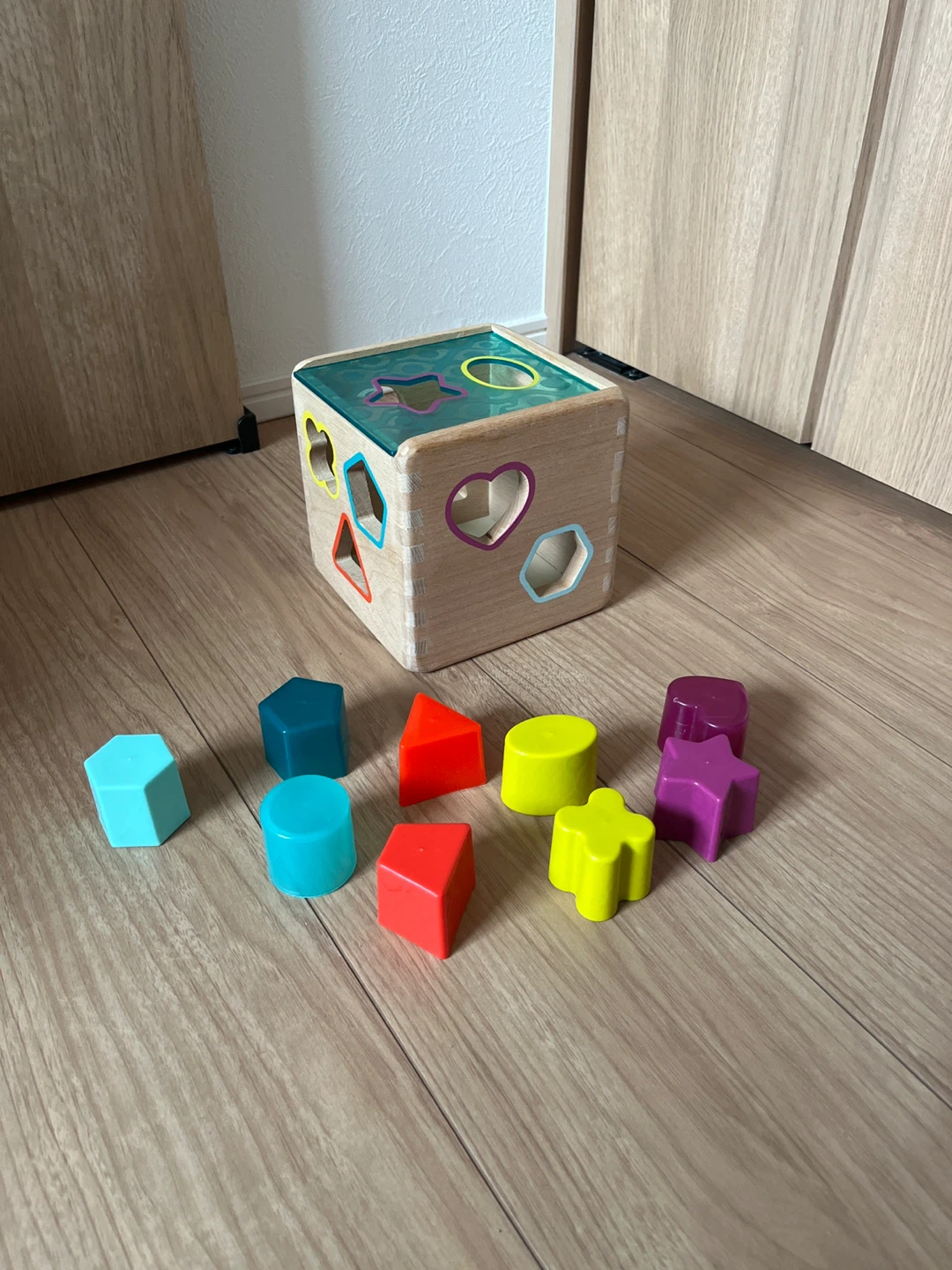 木製 型はめパズルボックス 知育玩具