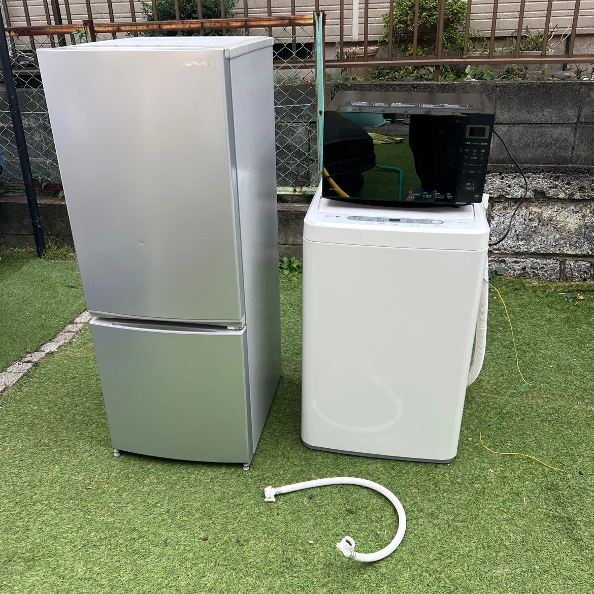 家電3点セット　電子レンジ・冷蔵庫・洗濯機　自動霜取り機能つき