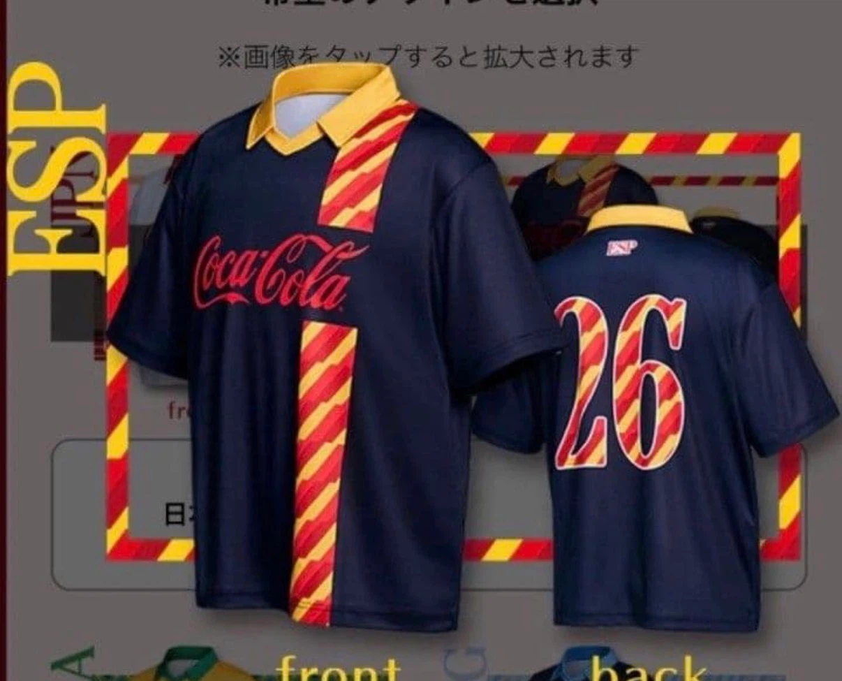 コカ・コーラ FIFAワールドカップ2026 限定ユニフォーム スペイン代表 非売品の写真2枚目