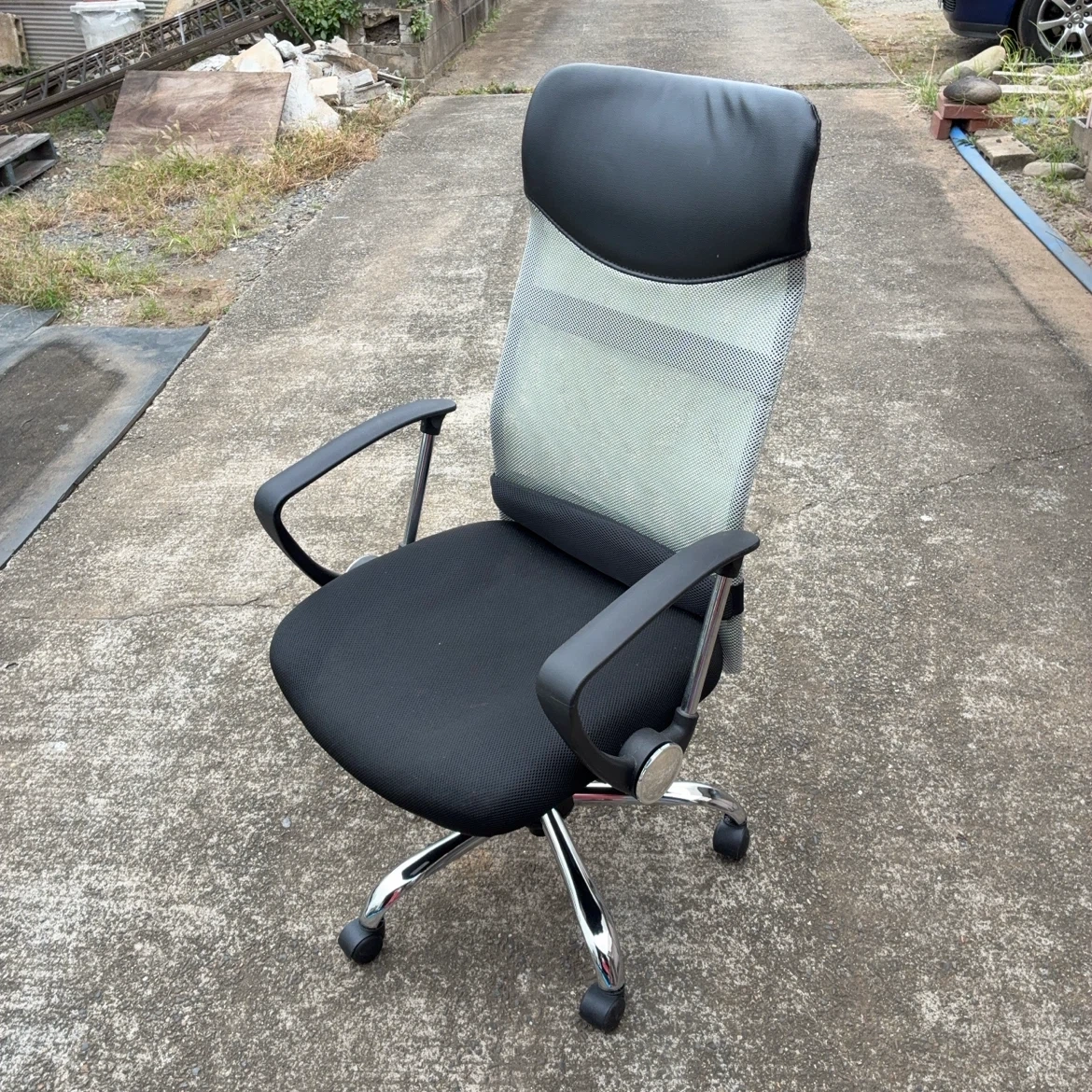 ドウシシャ ハイバックメッシュチェア エスナ