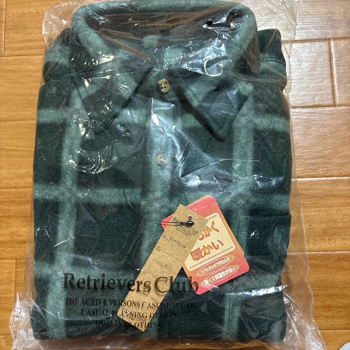レトリーバーズクラブ チェック柄シャツ L