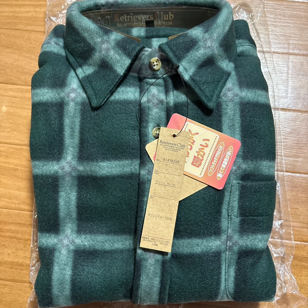 レトリーバーズクラブ チェック柄シャツ Lの写真2枚目