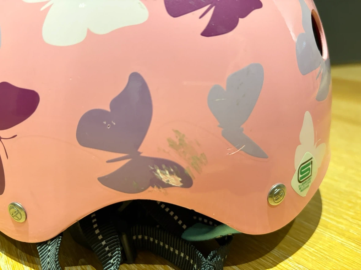 ナットケース キッズヘルメット❤︎バタフライ XSの写真9枚目