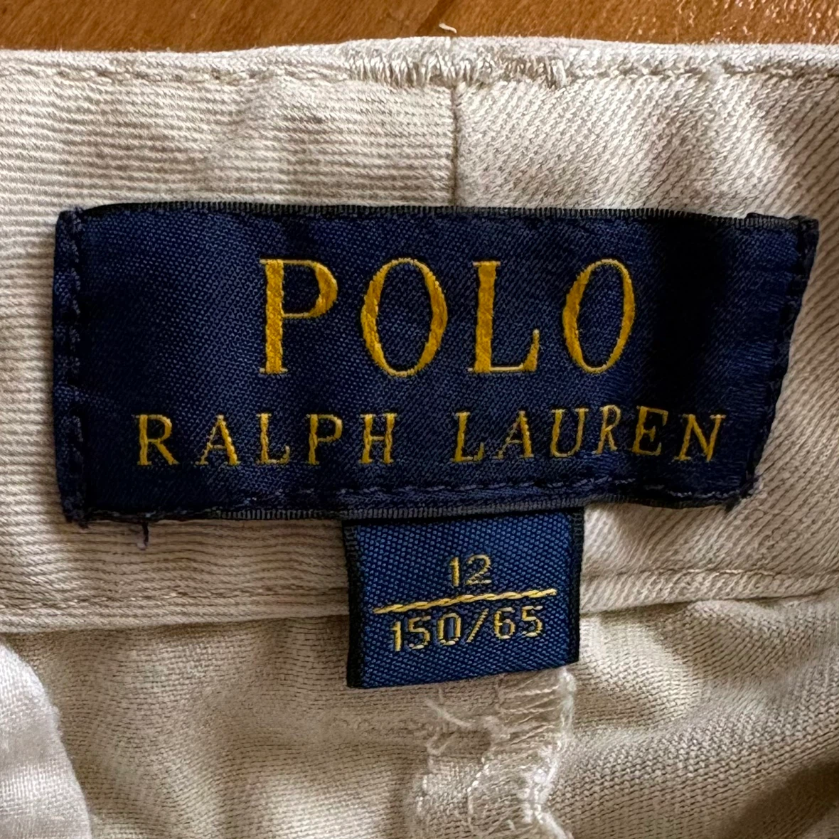 POLO RALPH LAUREN ハーフパンツ ベージュ　キッズ150の写真4枚目