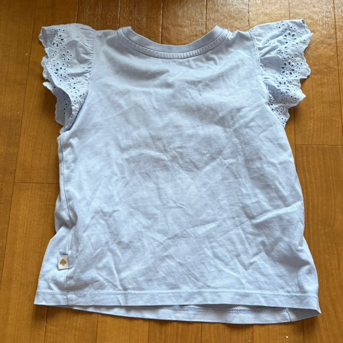 kate spade new york ケイトスペード 半袖Tシャツ ライトブルー 120の写真6枚目