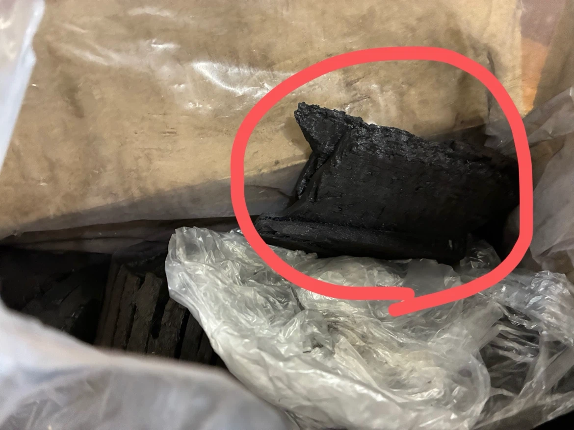バーベキュー用木炭と薪セットの写真2枚目