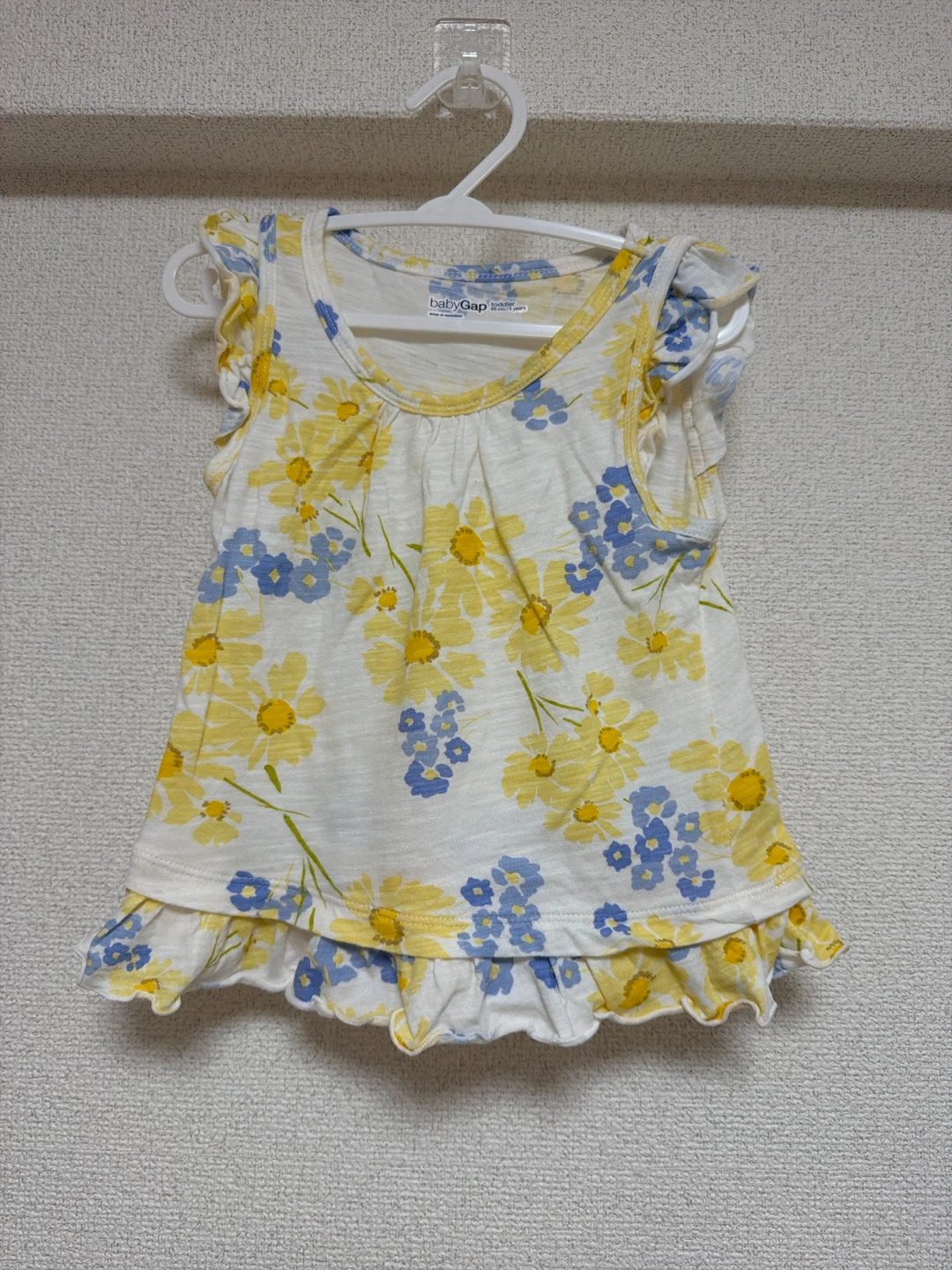 美品☆ベビーギャップ 花柄 フリル トップス 95cm