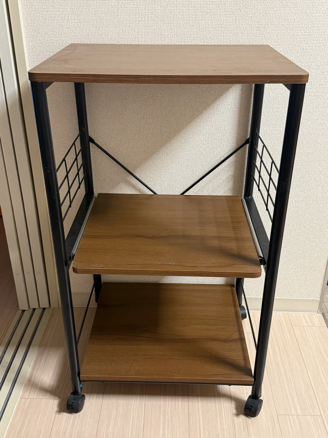 キッチンワゴン レンジ台 キャスター付の写真2枚目