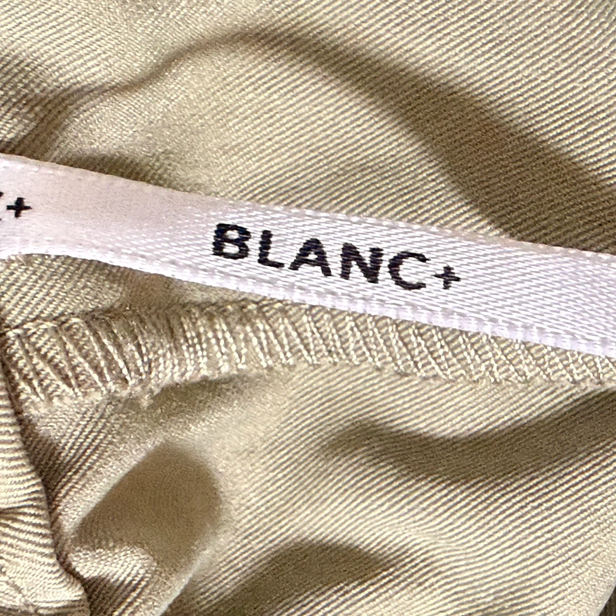 BLANC+ ウエストゴム ジョガーパンツ カーキ Lサイズの写真7枚目