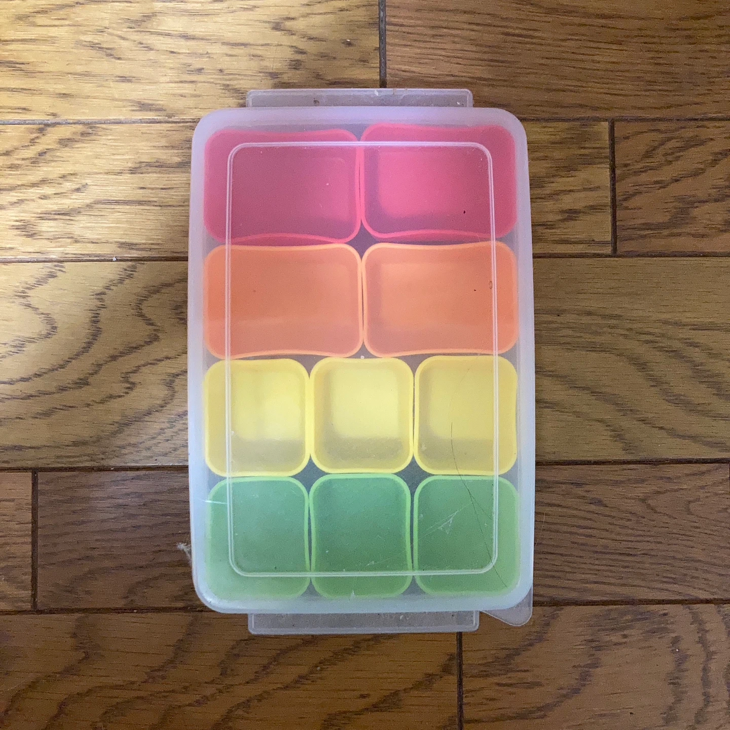カラフル 離乳食 おかずカップ 収納ケース