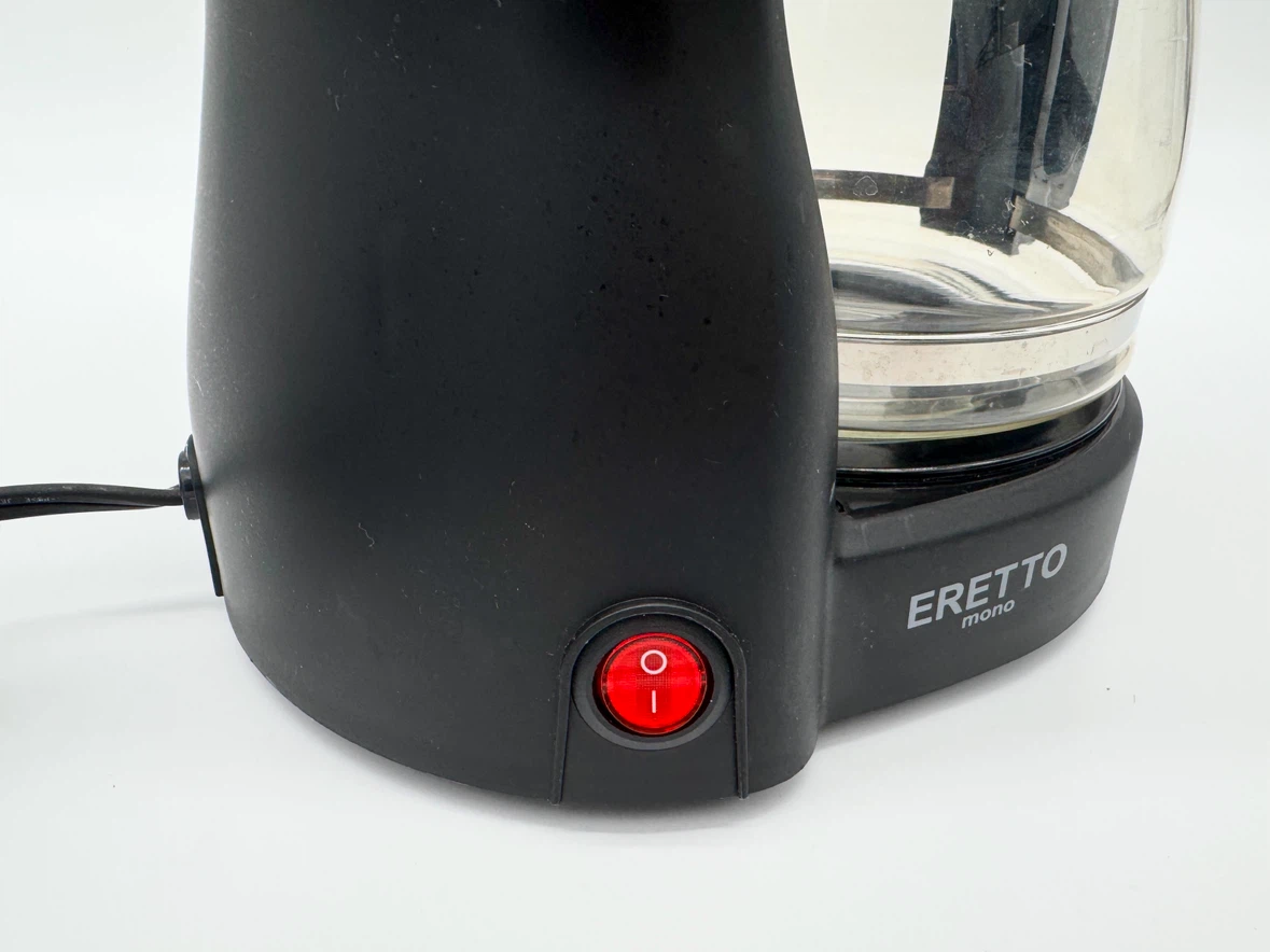 ERETTO mono コーヒーメーカー ET-108 5杯用 730ml ブラックの写真2枚目