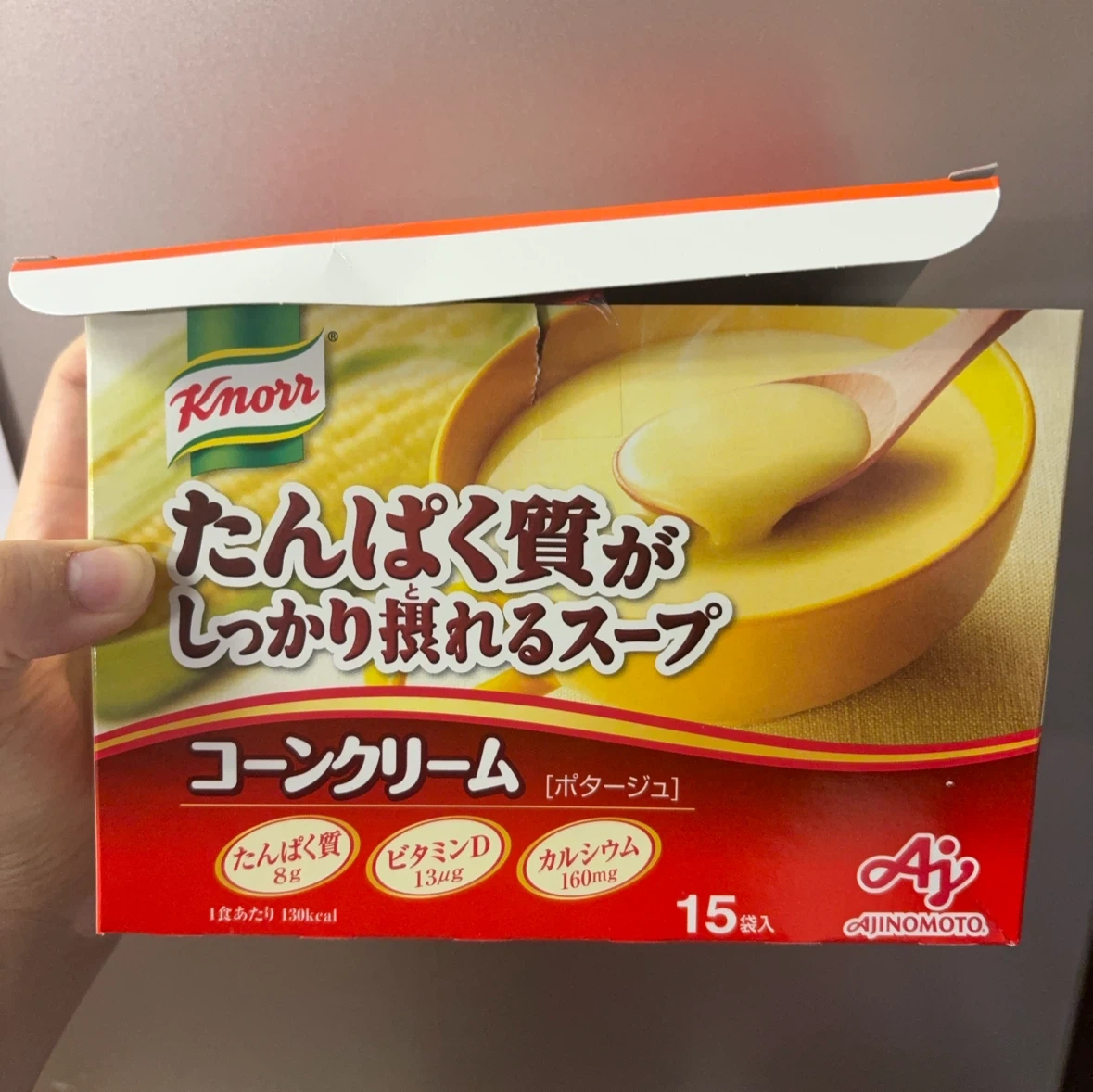 クノール たんぱく質が摂れるスープ コーンクリーム 4袋入