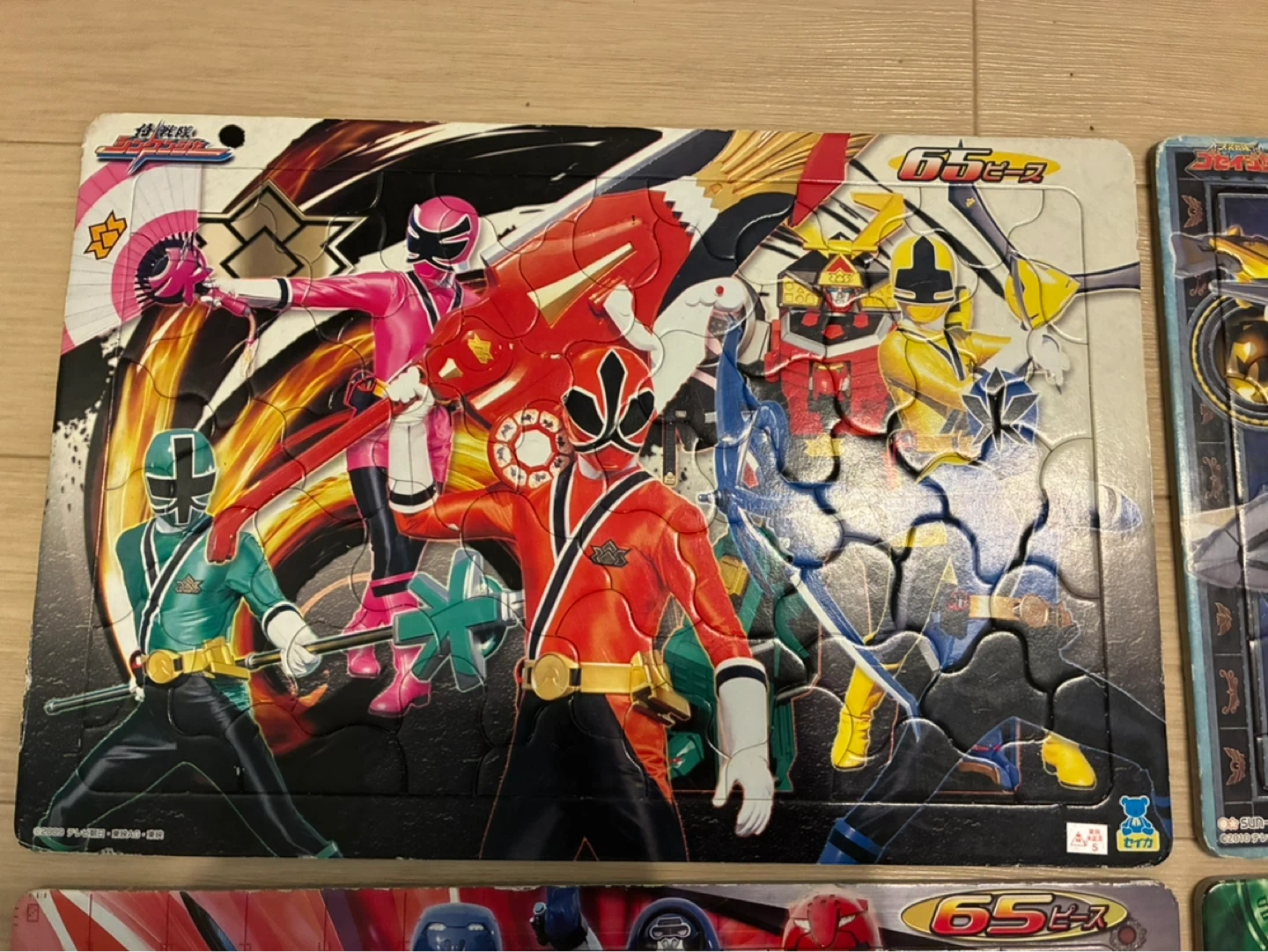 仮面ライダー・戦隊シリーズ パズル6枚セット★男の子の写真2枚目