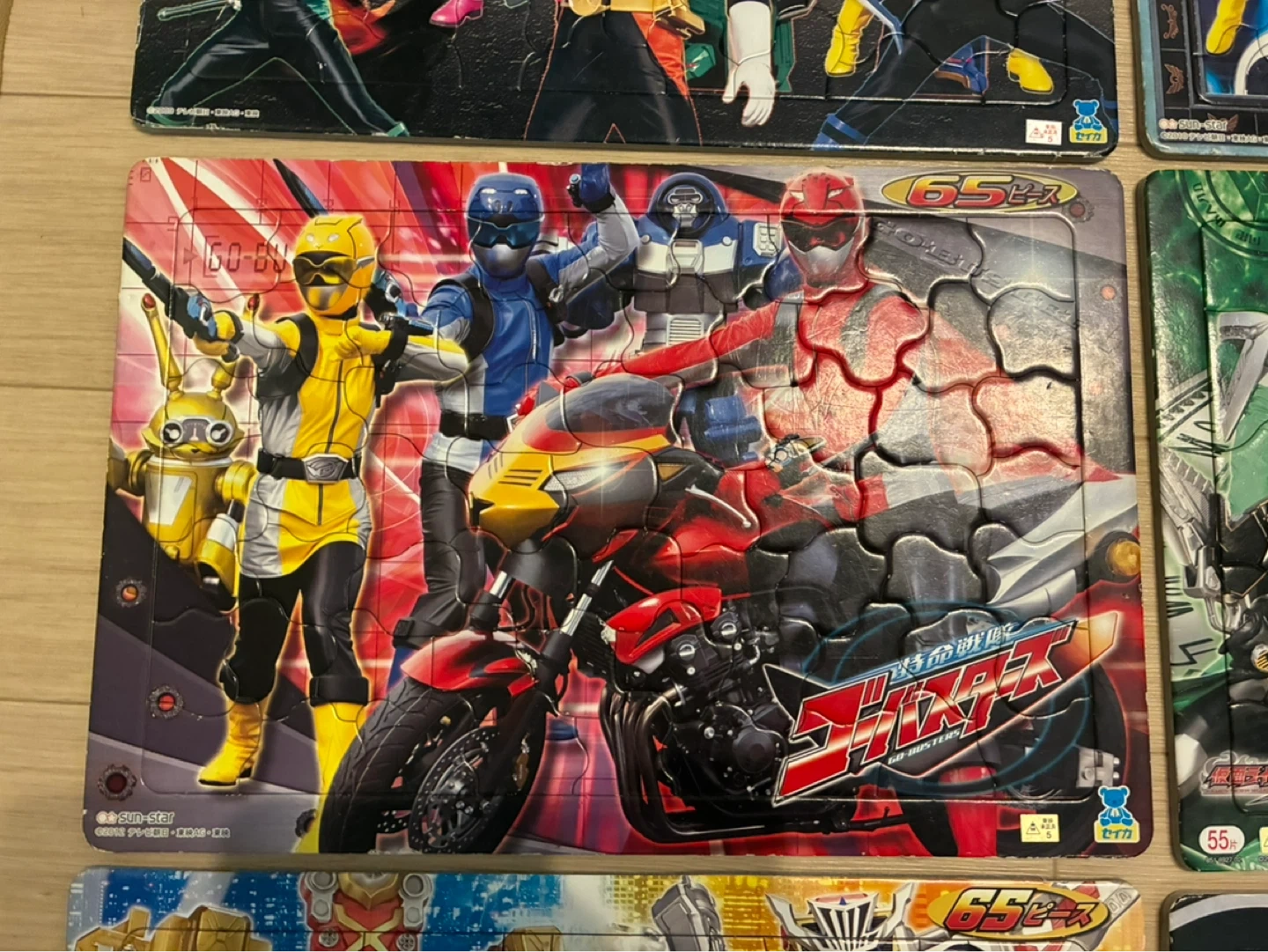 仮面ライダー・戦隊シリーズ パズル6枚セット★男の子の写真4枚目