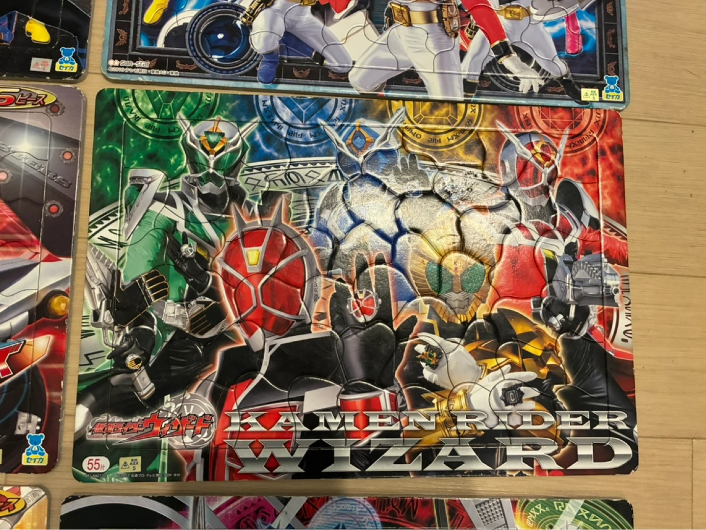 仮面ライダー・戦隊シリーズ パズル6枚セット★男の子の写真5枚目