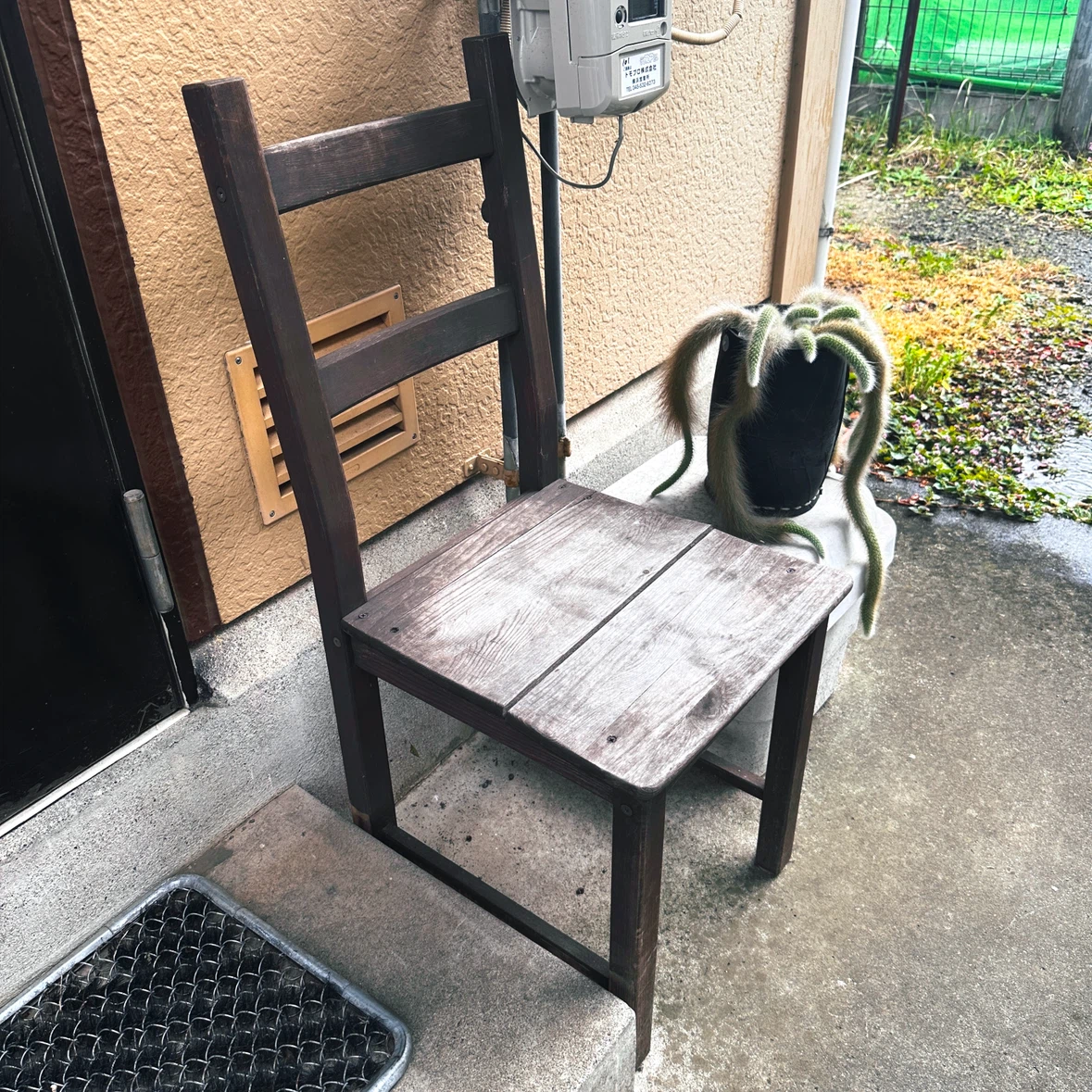 IKEA木製 シンプル チェア ブラウン