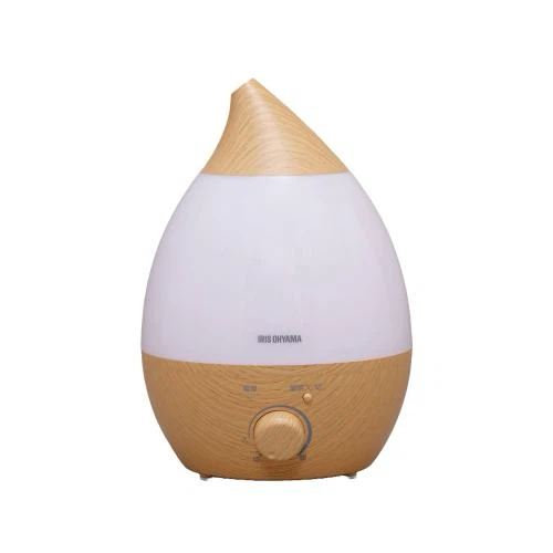 アイリスオーヤマ 超音波加湿器 木目調