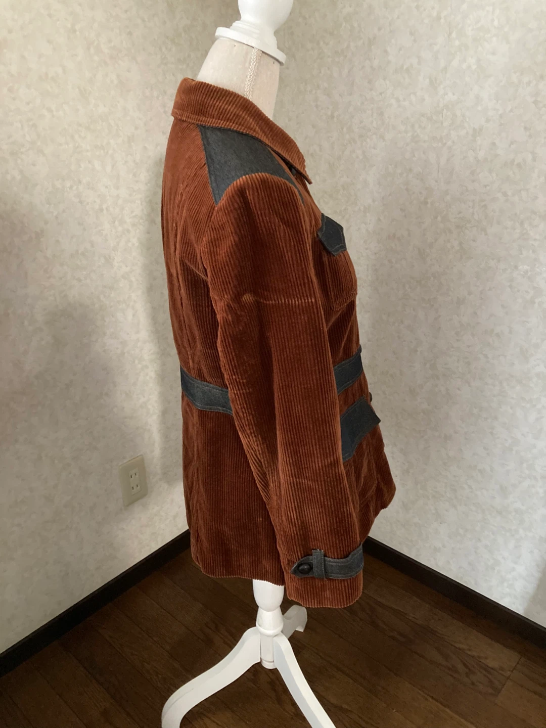 コーデュロイジャケット 茶色の写真4枚目