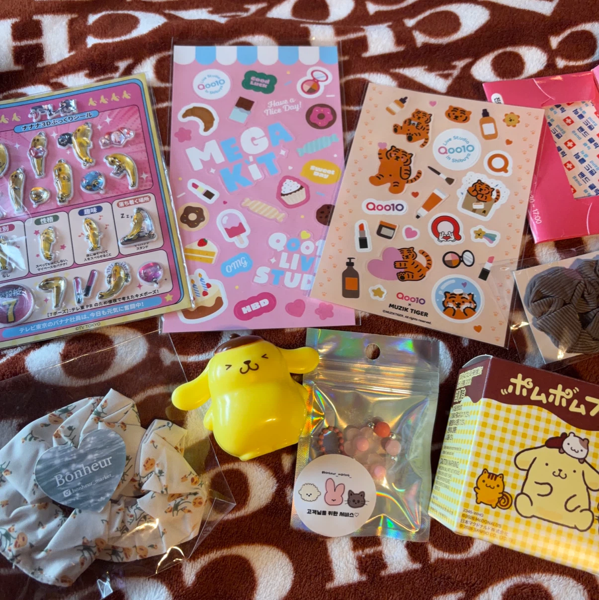 新品未使用🎀ポムポムプリン&韓国雑貨&ステッカー8点セット